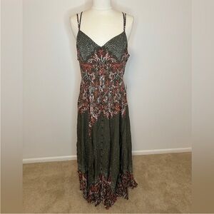 Free people… NWT Be my baby button up maxi dress . Size Large